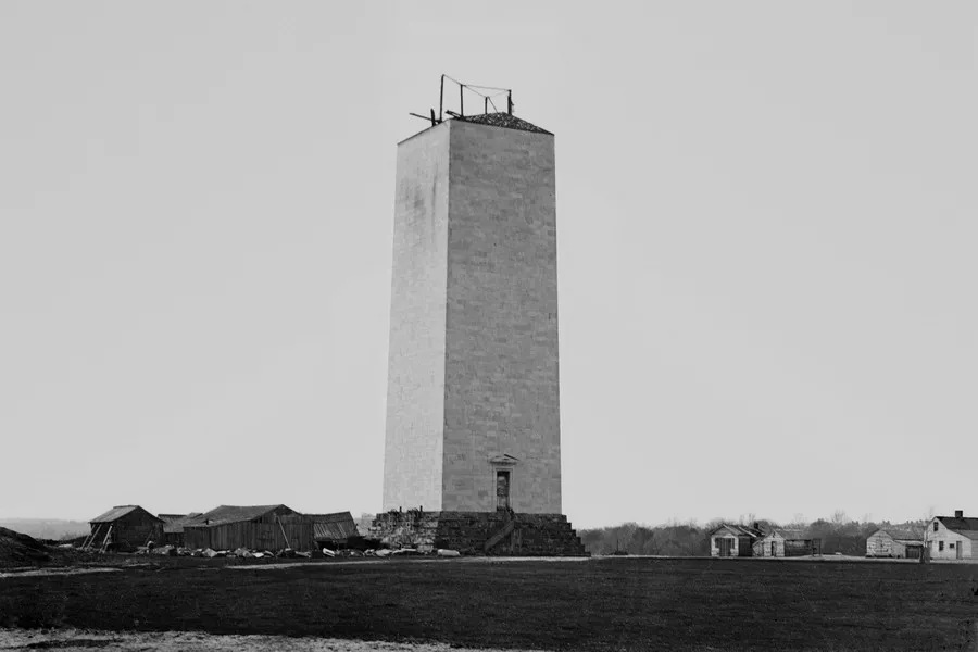 Монумент Вашингтона 1876–1888 годы